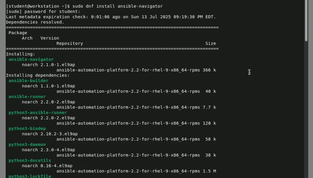 ansible install